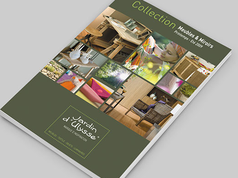 Conception d'un catalogue pour JARDIN D'ULYSSE
