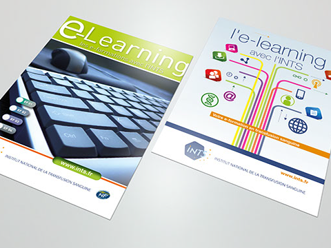 Conception d'une plaquette pour formation e-learning pour l'INTS