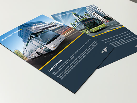 Coneception de fiches produits pour MAN