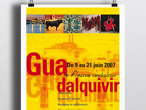 Ville de St Gratien - affiche pour la semaine du fleuve