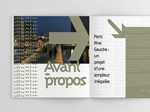 Conception d'une plaquette de présentation du nouveau Paris pour SEMAPA